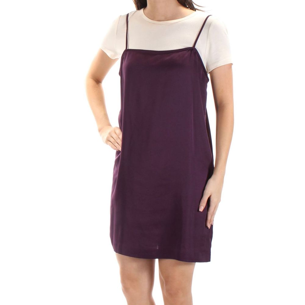 Kensie Layered T-Shirt Shift Dress XL Lagenlook